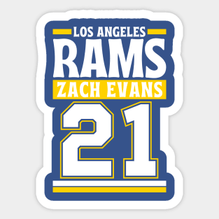 Los Angeles Rams Evans 21 American Football Edition 3 Sticker